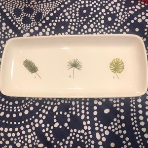 Rae Dunn Palm Leaf 1 2 3 large tray